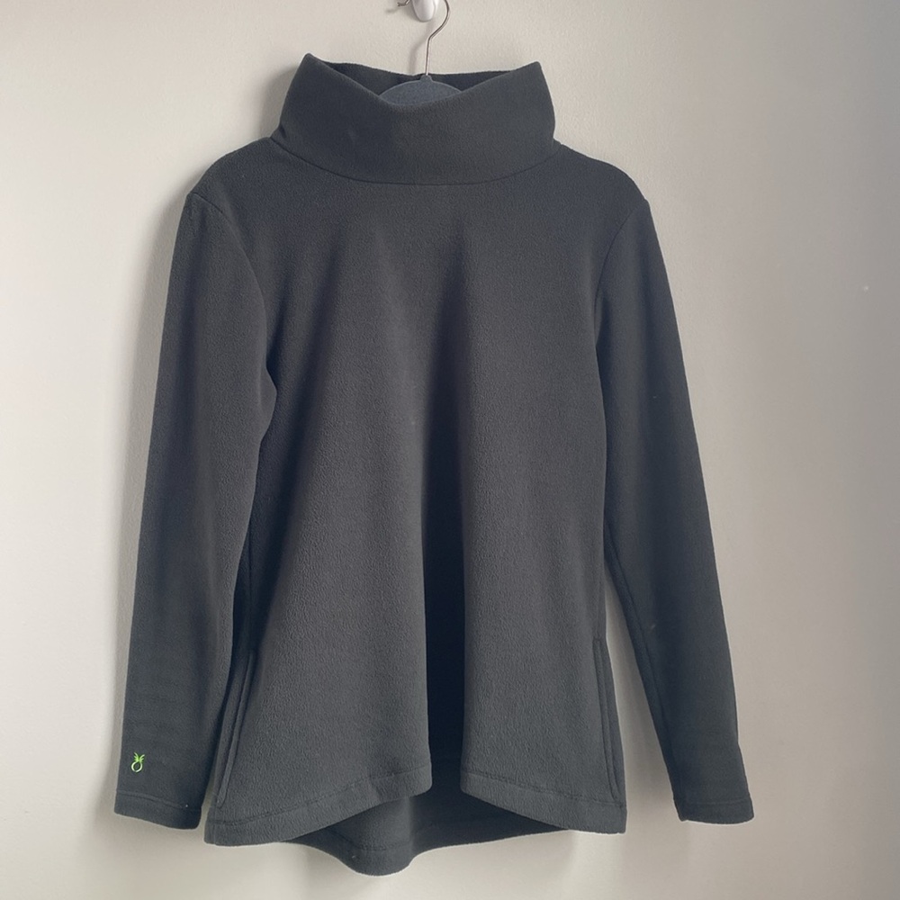 Dudley Stephens Cobble Hill Vello Fleece Turtleneck Steel Grey - Picture 3 of 10